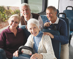 Seniors on bus